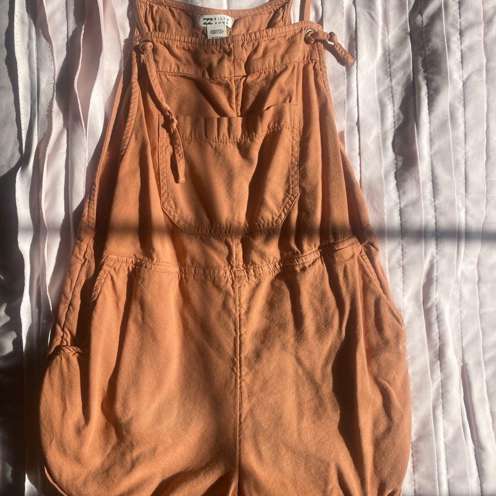 Billabong Orange Bodysuit with Blouson Waist